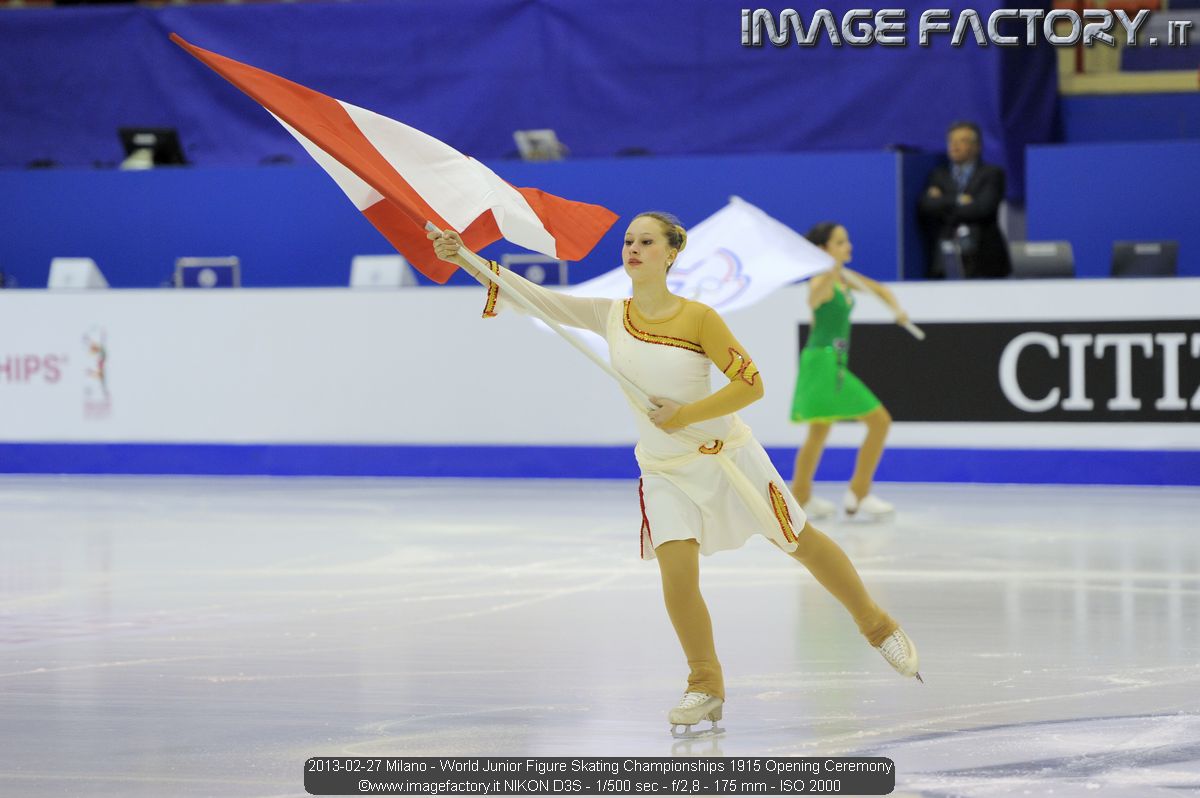 2013-02-27 Milano - World Junior Figure Skating Championships 1915 Opening Ceremony